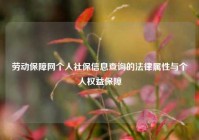 劳动保障网个人社保信息查询的法律属性与个人权益保障