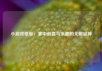小游戏纸板：掌中创意与乐趣的无限延伸