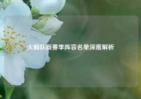 火箭队新赛季阵容名单深度解析